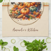 Herbstpferd Geschirrtuch (Gefaltet)