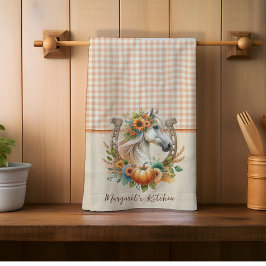 Herbstpferd Geschirrtuch