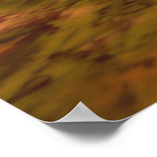 Herbstpferd Poster (Ecke)