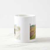Herbstpferd und Buggy Kaffeetasse (Mittel)