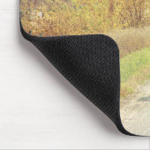 Herbstpferd und Buggy Mousepad (Ecke)