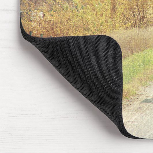 Herbstpferd und Buggy Mousepad (Ecke)