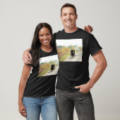 Herbstpferd und Buggy T-Shirt (Unisex)