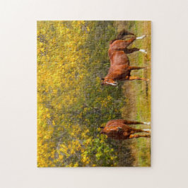 Herbstpferde Puzzle