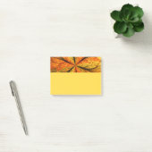 Herbstpflanze, moderne abstrakte fraktale Kunstbla Post-it Klebezettel (Büro)