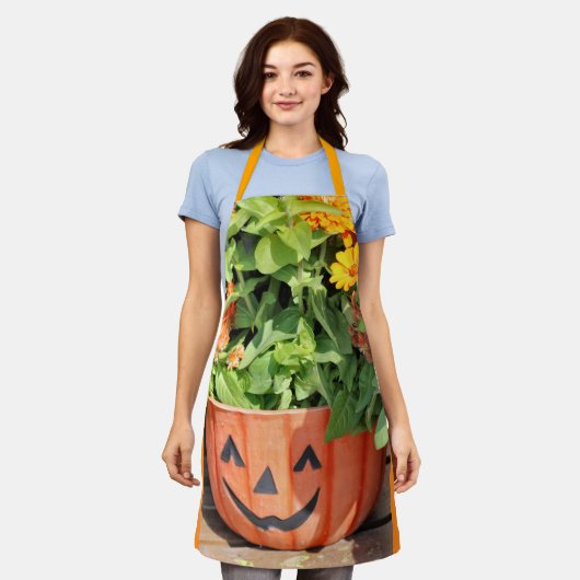 Herbstpflanze Schürze (Getragen)