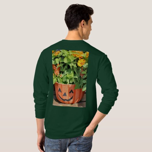 Herbstpflanze T-Shirt (Schwarz voll)