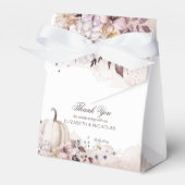 Herbstpflanzenkürbis pastellfarben danke geschenkschachtel (Vorderseite)