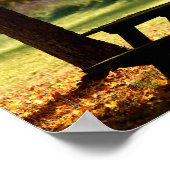 Herbstpicknick Poster (Ecke)