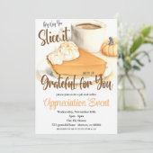 Herbstpie Aufwertung Einladung (Stehend Vorderseite)