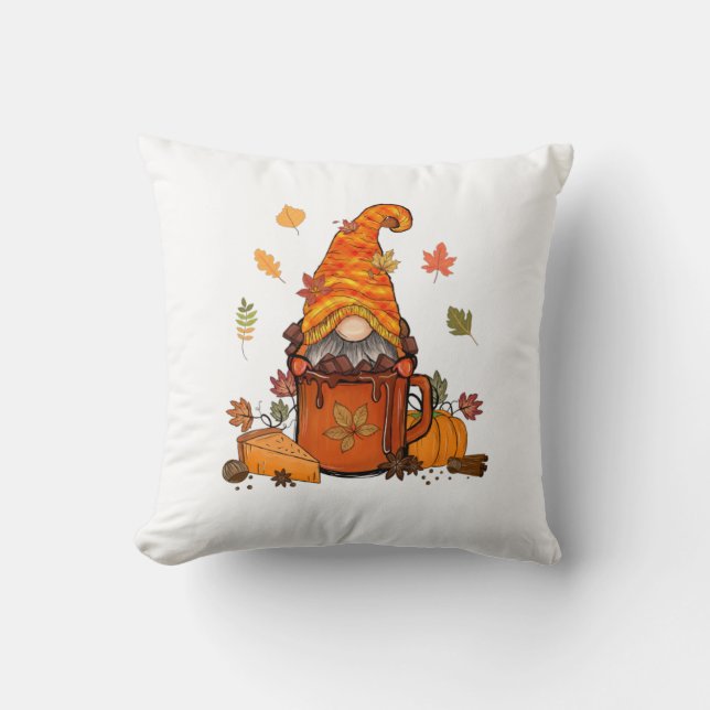 Herbstpilz Kissen (Vorderseite)