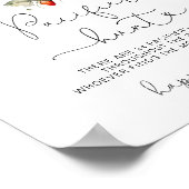 Herbstpilz Schnuller Jagd Baby Dusche Spiel Poster (Ecke)