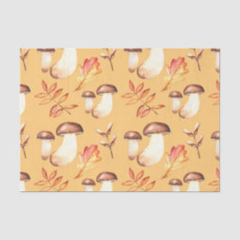 Herbstpilze (Design 30 Gelb/Orange Serie) Seidenpapier