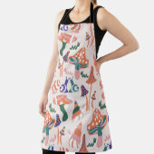 Herbstpilze, farbenfrohe, nahtlose Gestaltung. Schürze (InSitu)