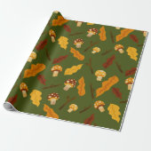 Herbstpilze Geschenkpapier (Ungerollt)