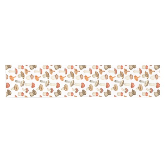 Herbstpilze Kurzer Tischläufer (Horizontal)