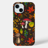 Herbstpilze, Nüsse und Beeren im Dunkeln Case-Mate iPhone Hülle (Rückseite)