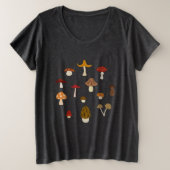 Herbstpilze plus T - Shirt (Design vorne)