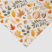 Herbstpilze und Blätter fallen Muster dekoupage Seidenpapier (Ausschnitt)