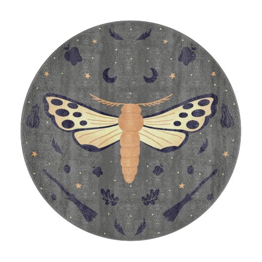 Herbstplatte Schneidebrett (Vorderseite)