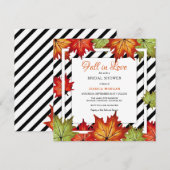 Herbstplatz  einladung (Vorne/Hinten)