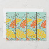 Herbstplendor-Einladung Einladung (Rückseite)