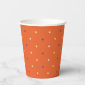 Herbstpolka Dots Paper Cups Pappbecher (Rückseite)