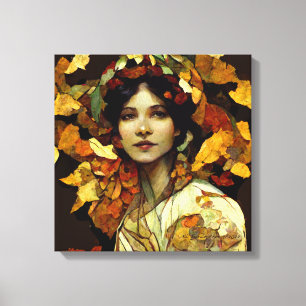 Herbstportrait "Aurelia" Leinwanddruck