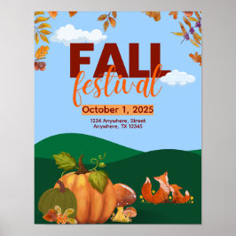Herbstposter, Herbst, Urlaub Poster