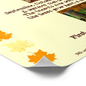 Herbstposter Poster (Ecke)