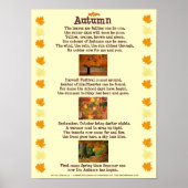 Herbstposter Poster (Vorne)