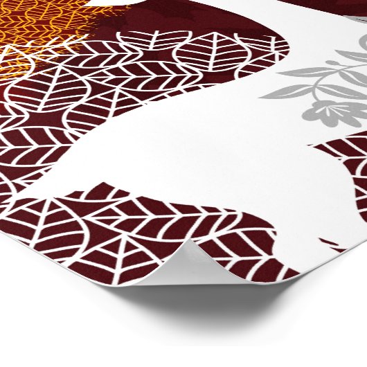 Herbstposter Poster (Ecke)