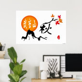 Herbstposter Poster (Heimbüro)