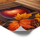 Herbstposter Poster (Ecke)