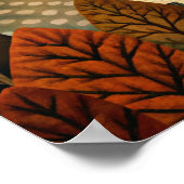 Herbstposter Poster (Ecke)