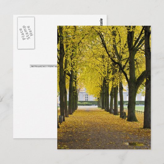 Herbstpostkarte Postkarte (Vorne/Hinten)