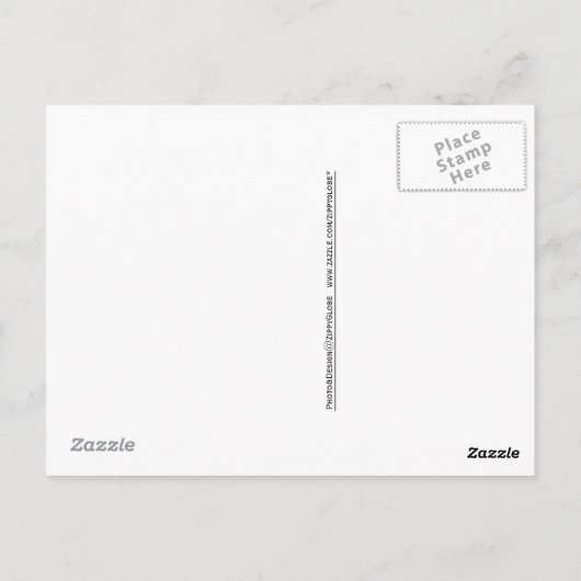 Herbstpostkarte Postkarte (Rückseite)