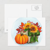 Herbstpostkarte Postkarte (Vorne/Hinten)