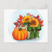 Herbstpostkarte Postkarte (Vorderseite)