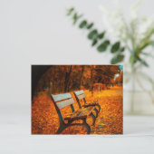 Herbstpostkarte Postkarte (Stehend Vorderseite)