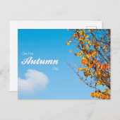 Herbstpostkarte Postkarte (Vorne/Hinten)