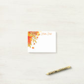 Herbstpostnotizen Post-it Klebezettel (Auf Schreibtisch)