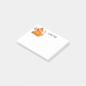 Herbstpostnotizen Post-it Klebezettel (angewinkelt)