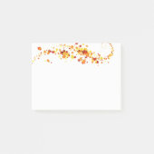 Herbstpostnotizen Post-it Klebezettel (Vorderseite)