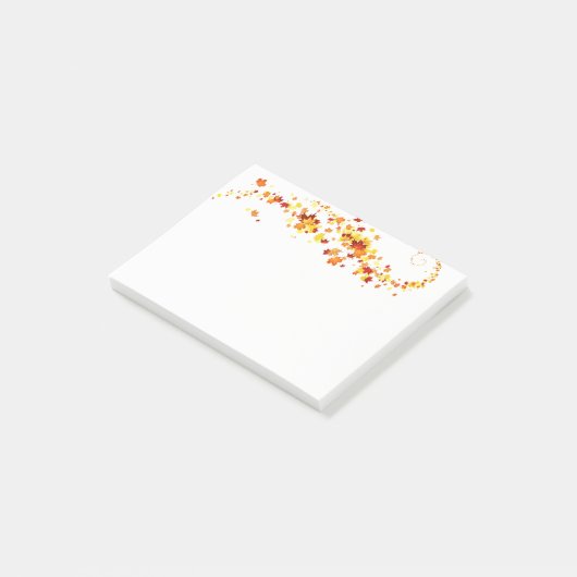 Herbstpostnotizen Post-it Klebezettel (angewinkelt)