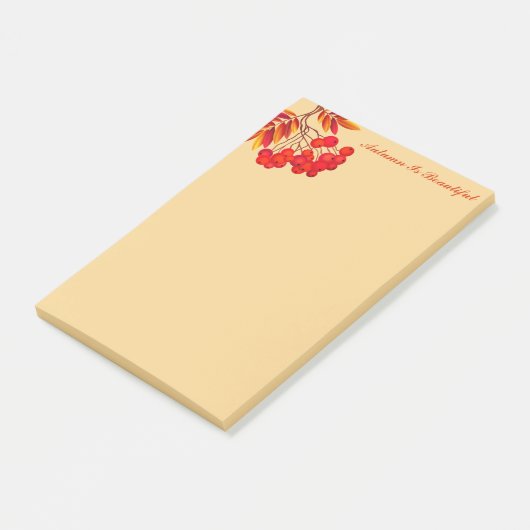 Herbstpostnotizen Post-it Klebezettel (angewinkelt)