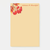 Herbstpostnotizen Post-it Klebezettel (Vorderseite)