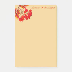 Herbstpostnotizen Post-it Klebezettel