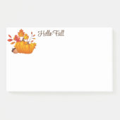 Herbstpostnotizen Post-it Klebezettel (Vorderseite)
