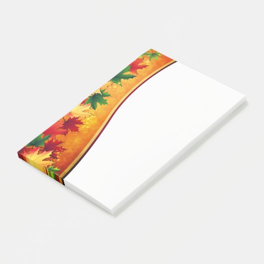 Herbstpostnotizen Post-it Klebezettel (angewinkelt)